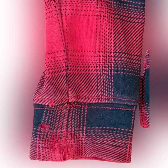 Polo Ralph Lauren Boys Black & Red Buffalo Plaid Logo Quarter Zip Size 5 - Picture 4 of 6